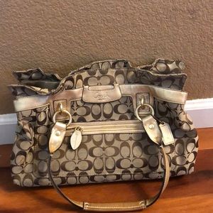 Gold Coach purse